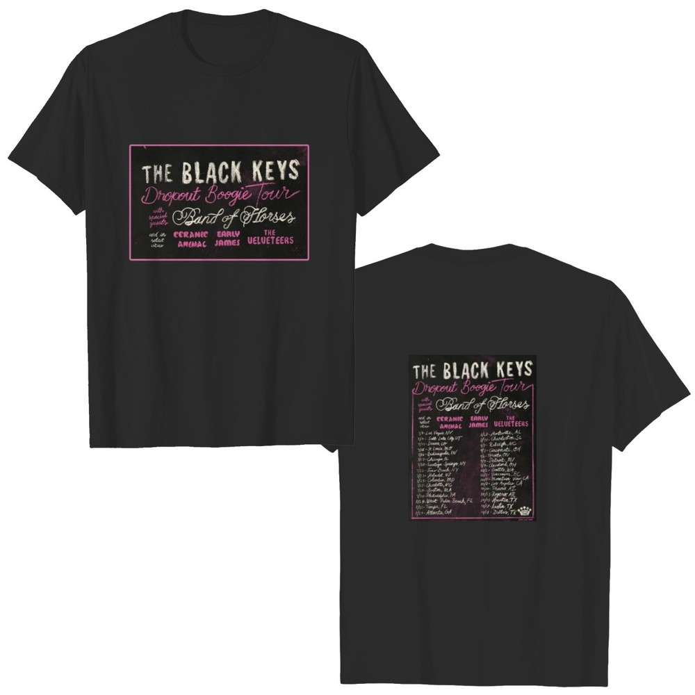 The Black Keys Dropout Boogie Tour 2022 Shirt 2 Sided T Shirt